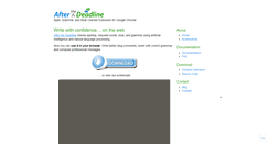 Desktop Screenshot of chrome.afterthedeadline.com